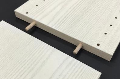 木ダボのみの側板